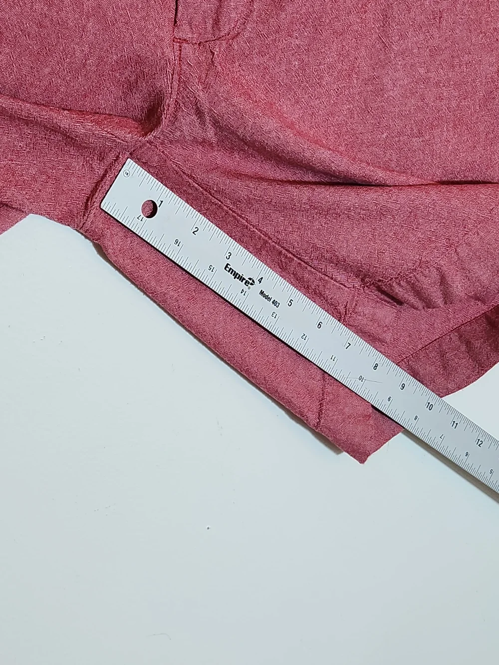 J. Crew Red Chambray Shorts Size 31